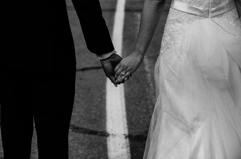 Long way wedding day photography